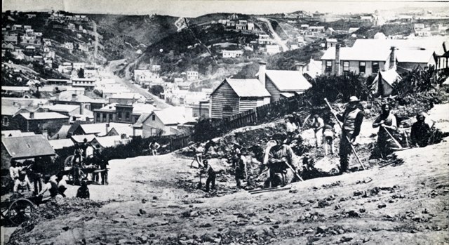 Bell Hill Excavation, Dunedin, New Zealand 1863.