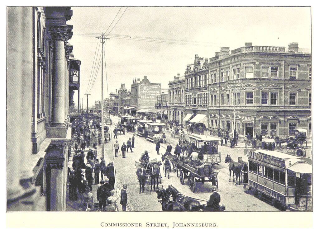 Johannesburg, Commissioner Street 1899 (British Library).