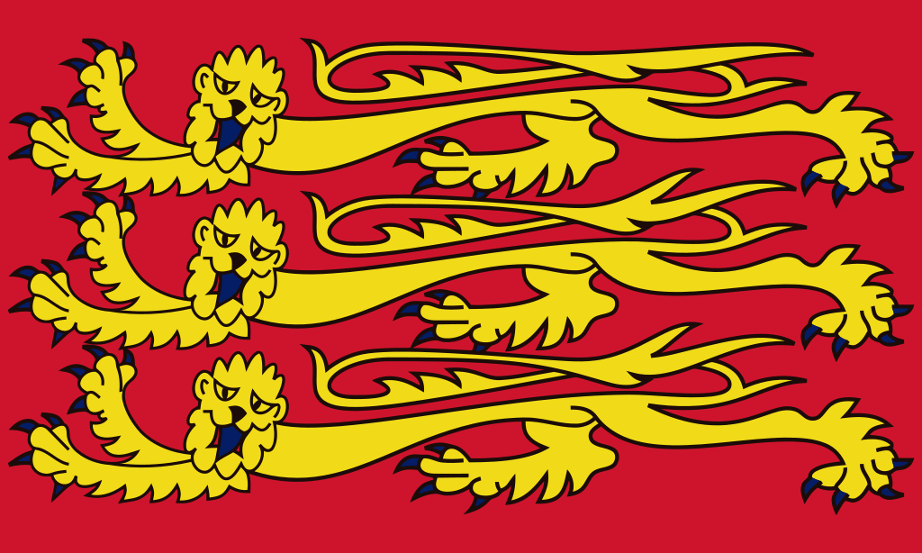 Banner of arms of England.