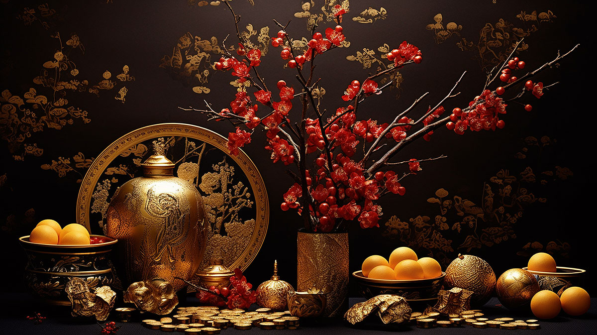 Chinese New Year, importance of gold.