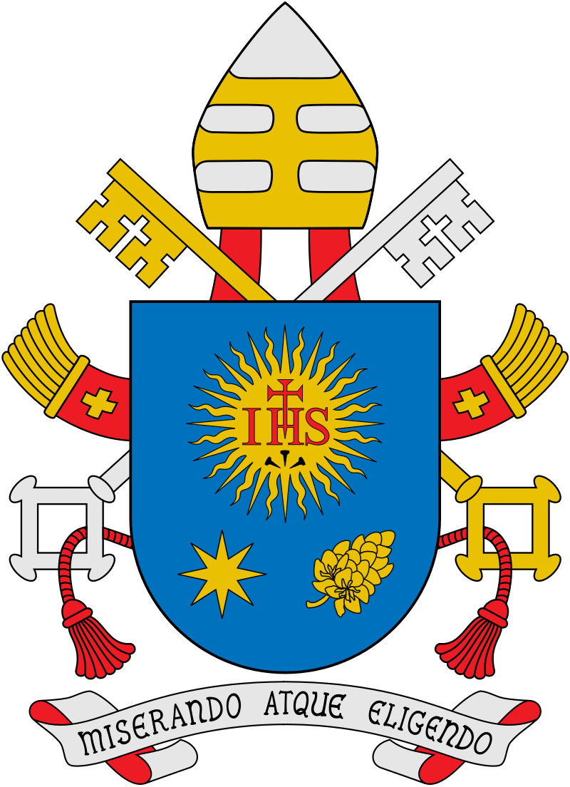 Coat of arms of Pope Francis.