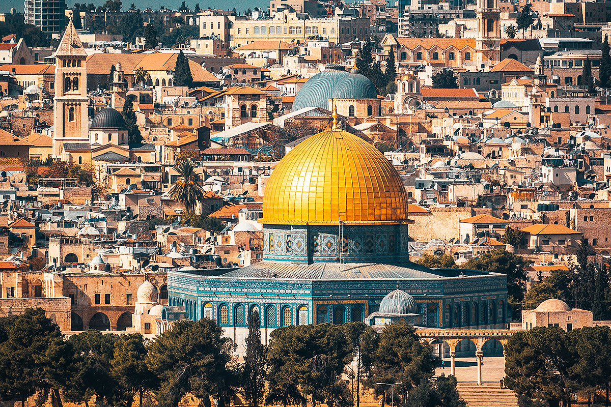 Dome of the rocks in Jerusalem, Israel.