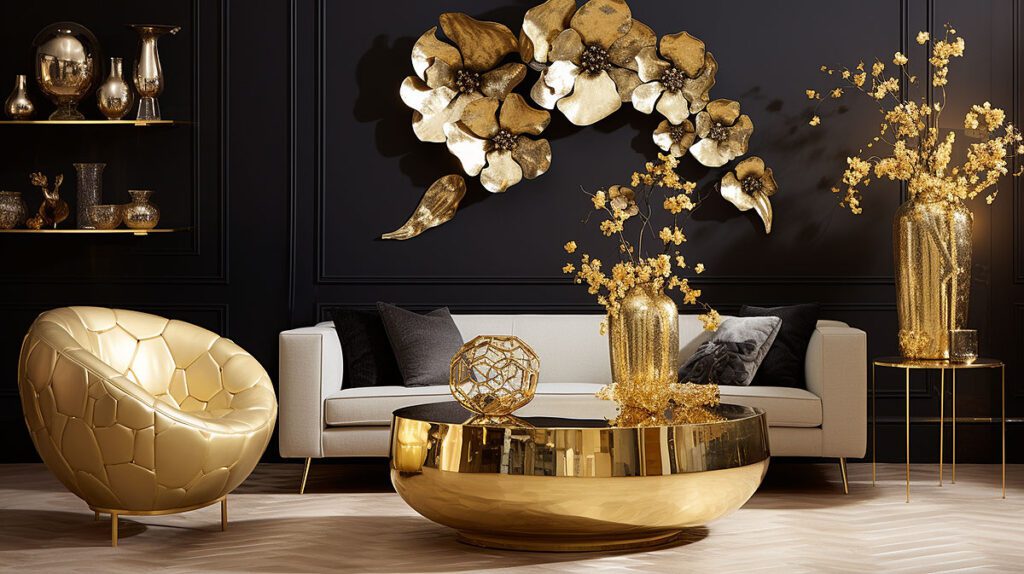 Gold in Home Decor.