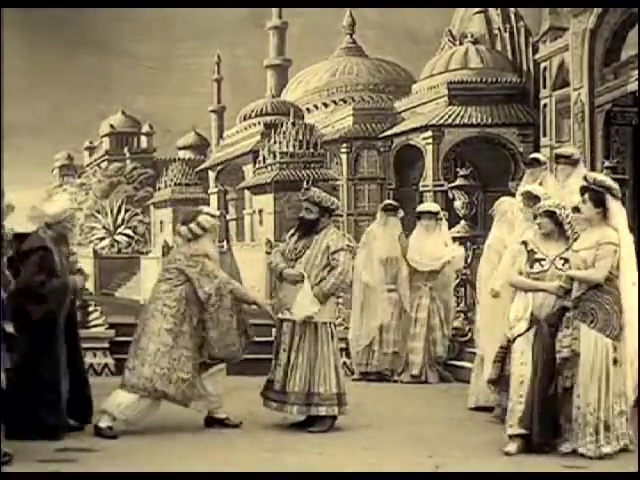 Scene from The Palace of Arabian Knights (1905).