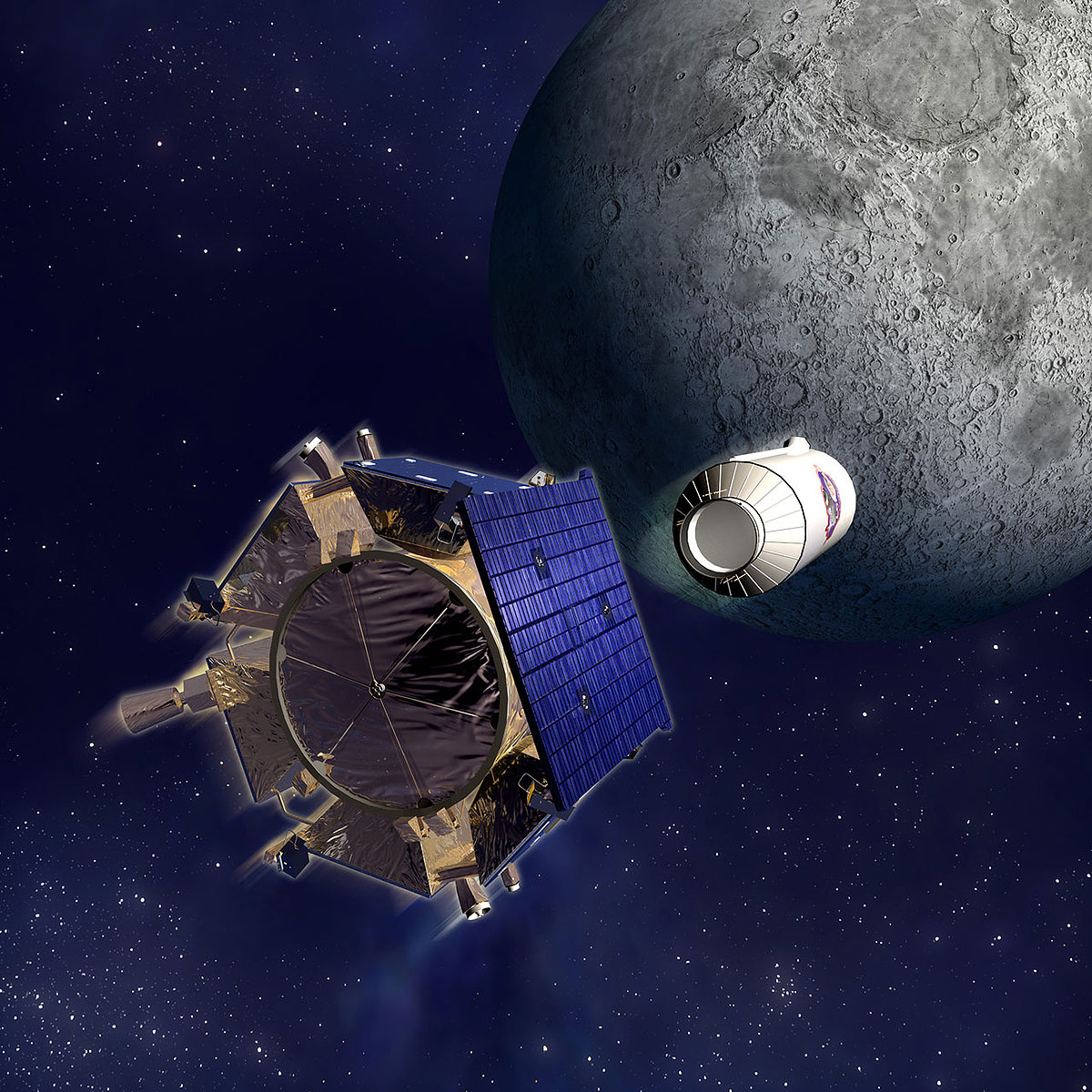 The Nasa LCROSS mision detected gold on the moon in 2009.