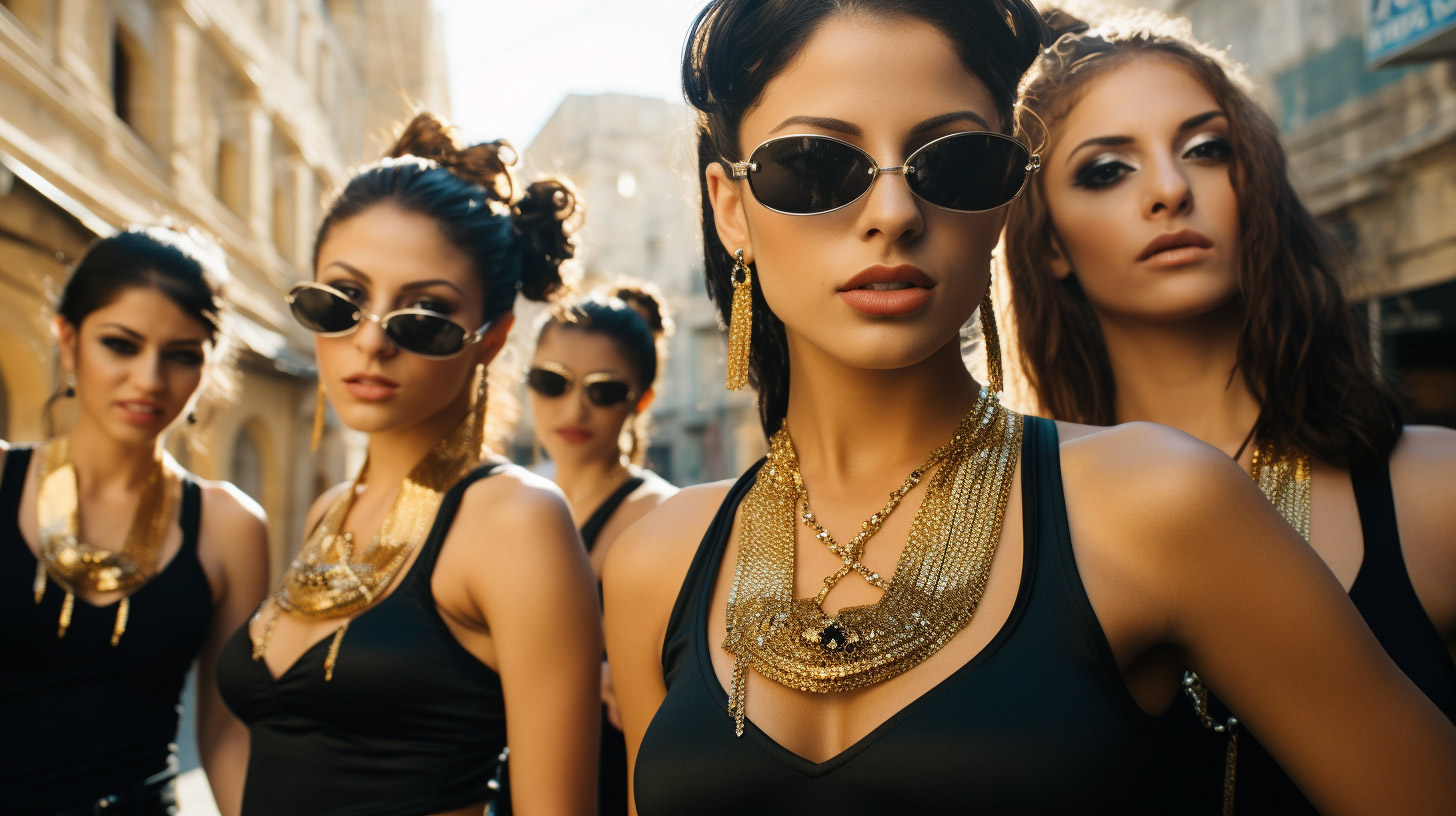 Maltese Ladies wearing gold jewelry and thinking about the gold price in Malta.