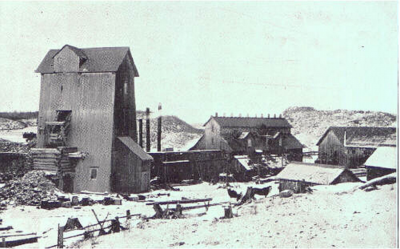 Robes mine, the only commercially successful gold mine in Michigan.