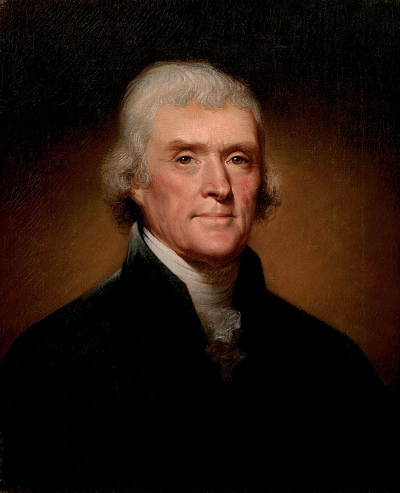 Thomas Jefferson recored the first gold find in Virginia in 1782.