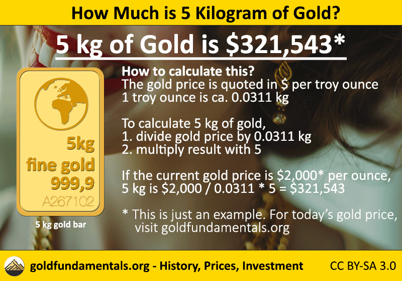 5 kg gold price 